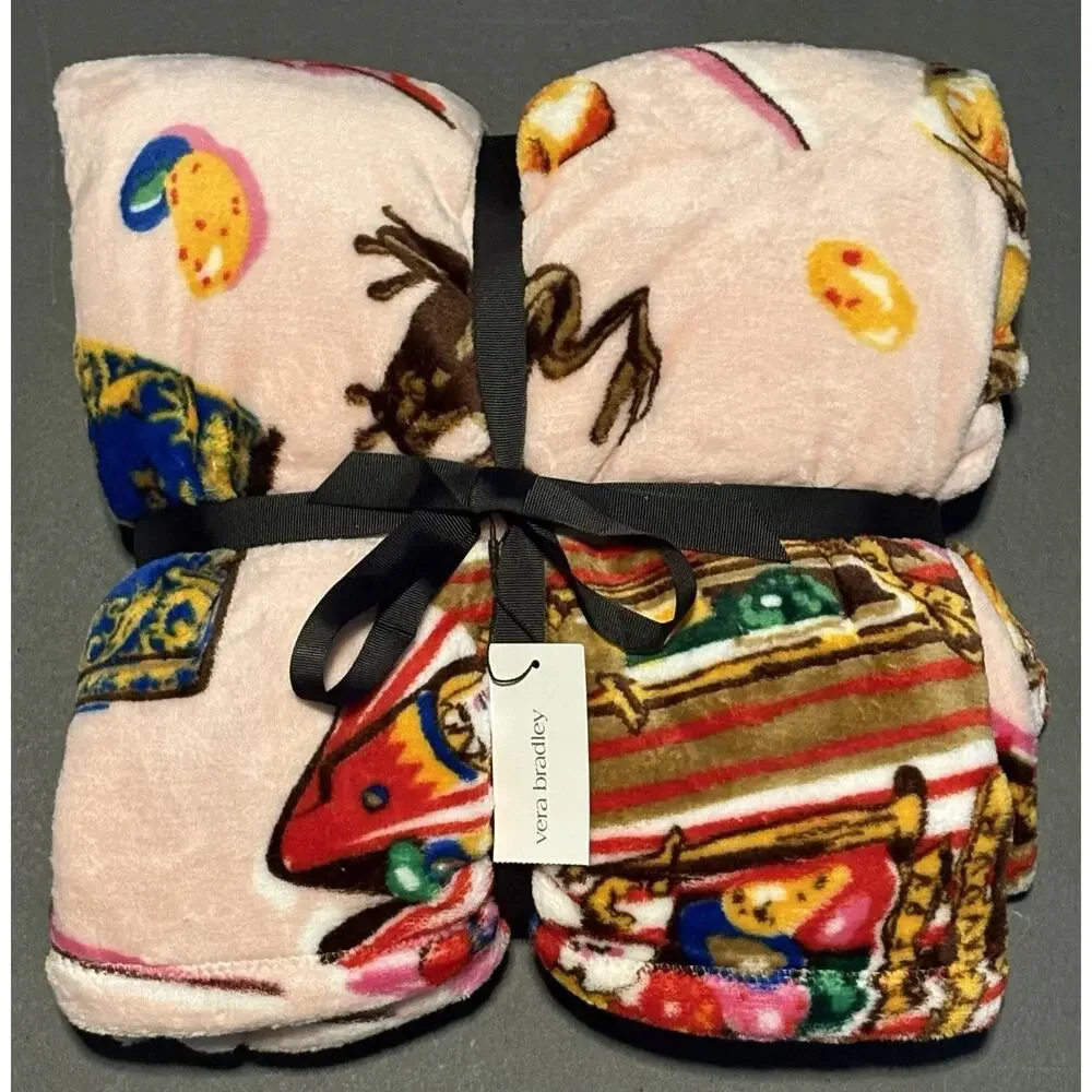 Vera Bradley Harry Potter Honeydukes Throw Blanket Plush NWT Candy Honey Dukes